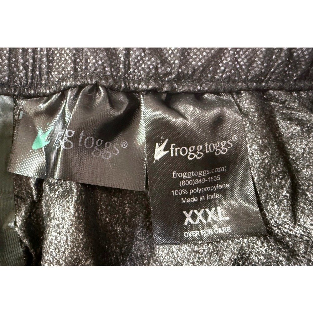 Frogg Toggs All Sport Rain Suit Men's XXXL Black Waterproof Jacket Pants Set - Picture 7 of 8